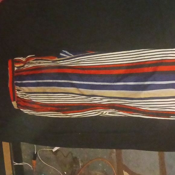 It's a multi colored stripped pants with an elastic waist. - Picture 2 of 3